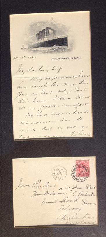 lusitania letter